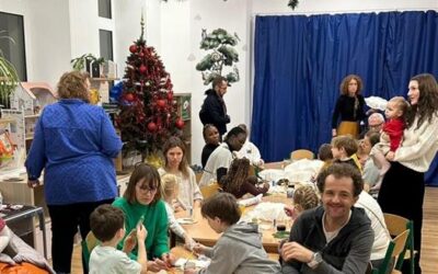 Warsztaty zimowe z rodzicami – tworzenie gwiazdek z papieru ❄️